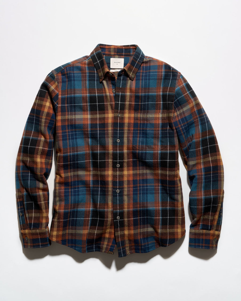 Billy Reid Micro Block Plaid Tuscumbia Shirt