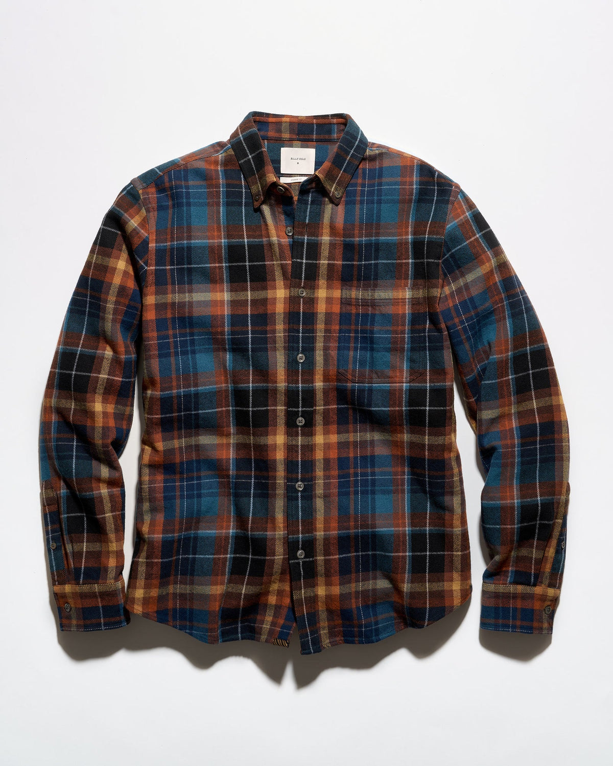Billy Reid Micro Block Plaid Tuscumbia Shirt