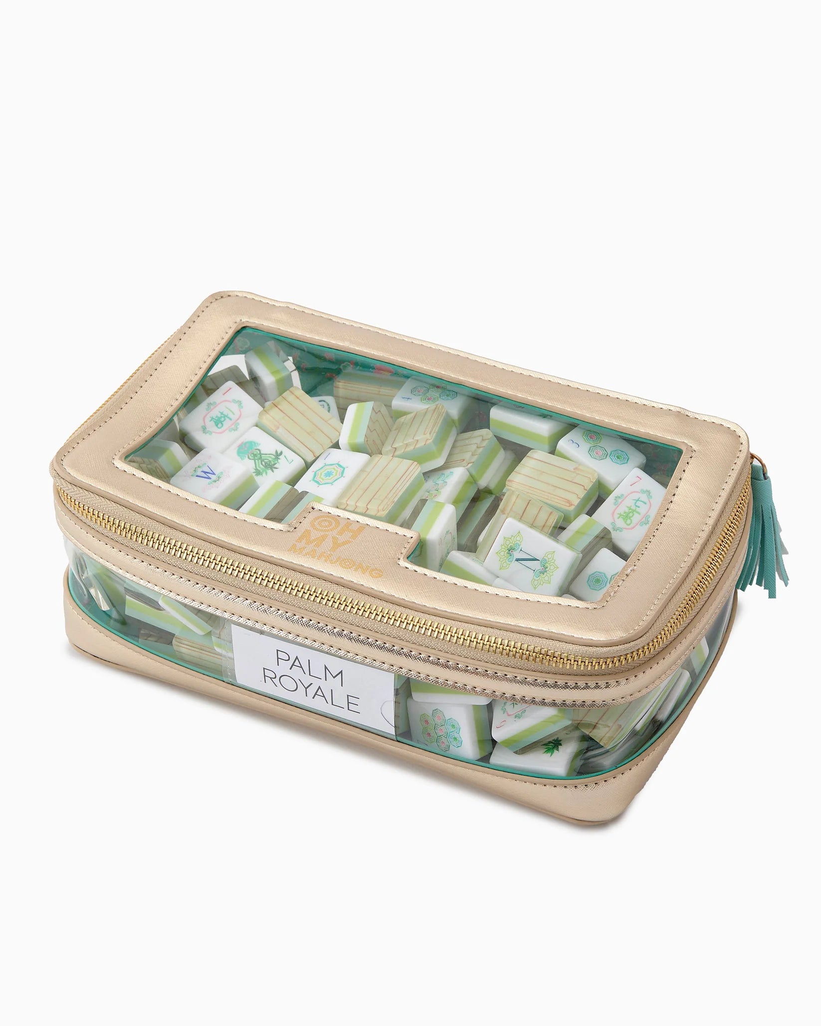 Oh My Mahjong Gold Tile Storage Bag