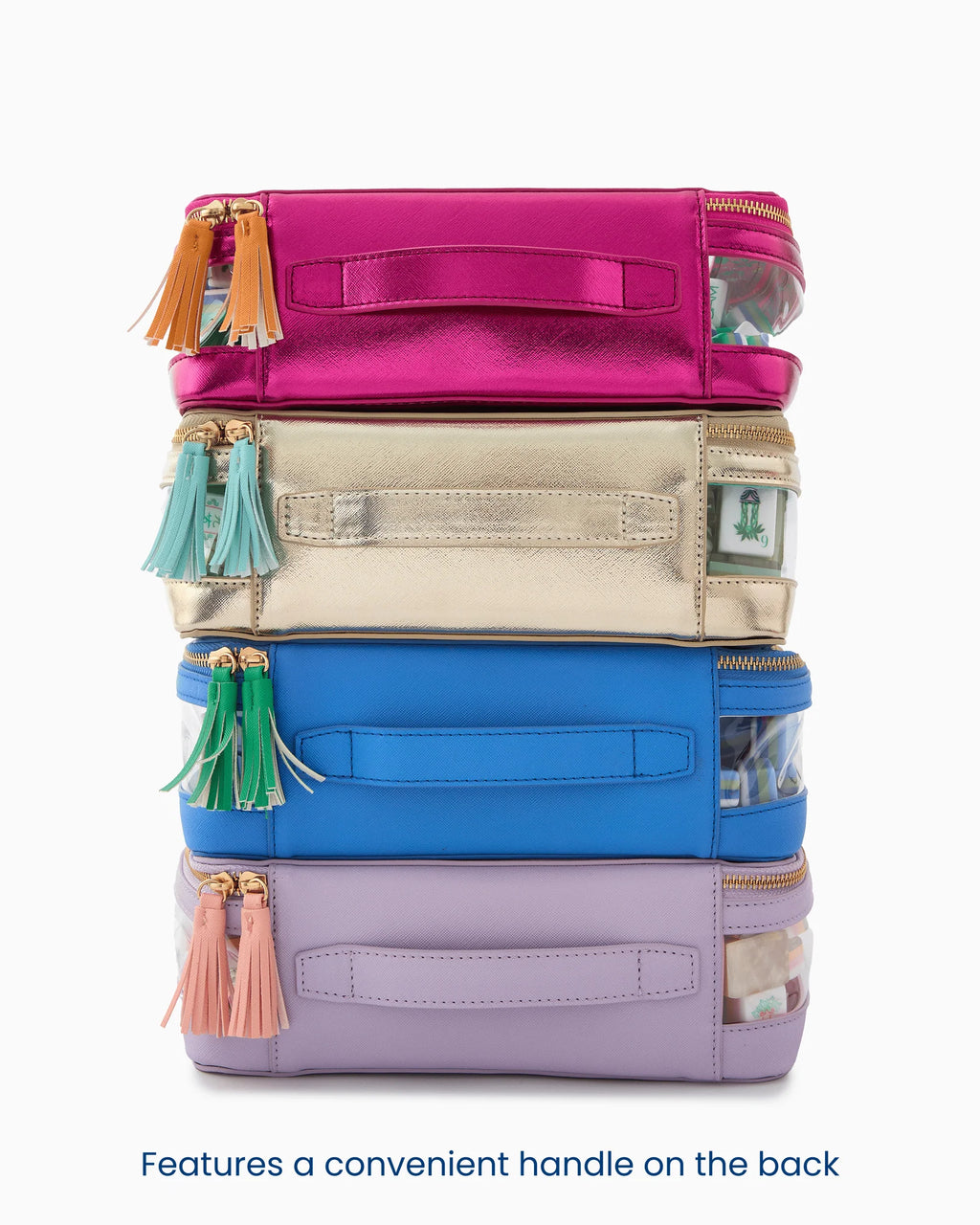 Oh My Mahjong Gold Tile Storage Bag