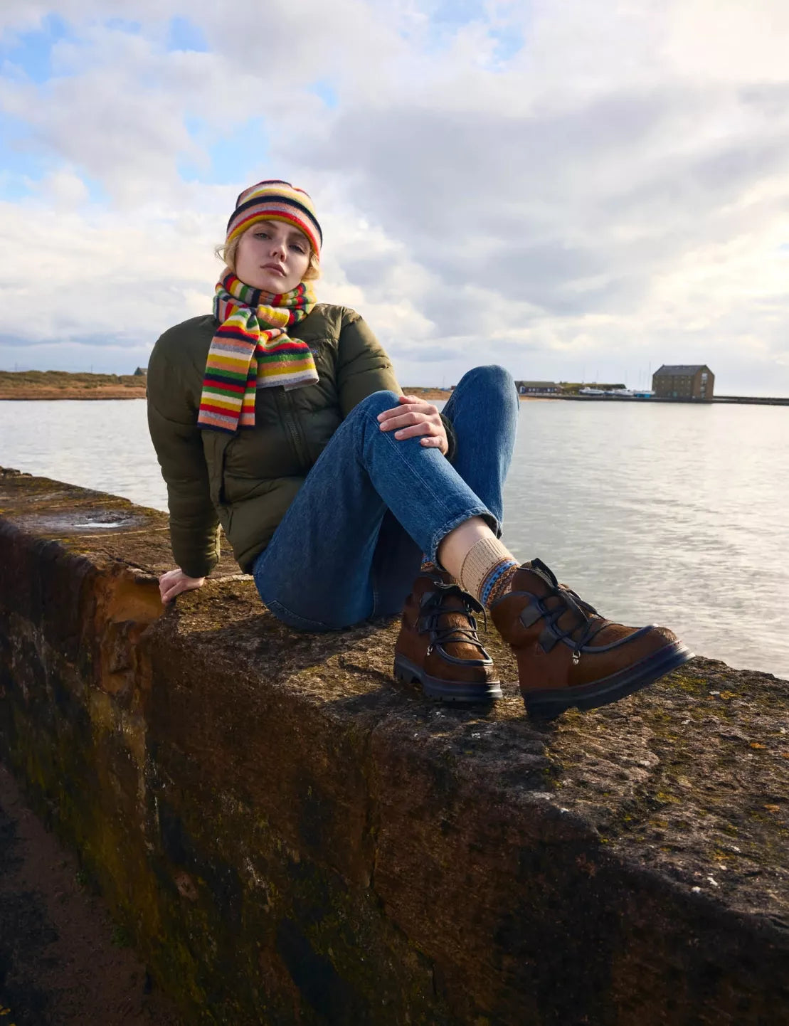Penelope Chilvers Incredible Pony Shearling-Lined Boot Dark Oak