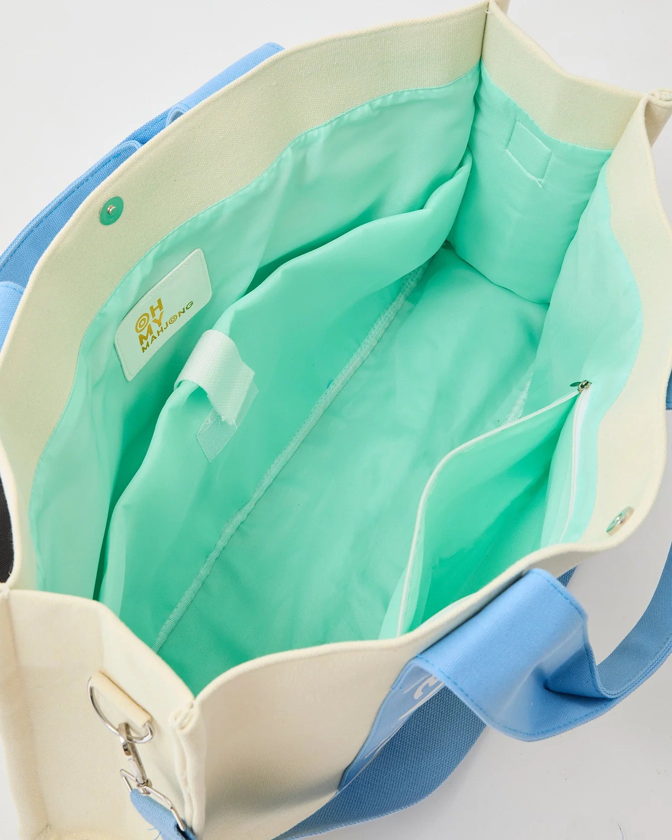 Oh My Mahjong Mahj It All Bag - light blue