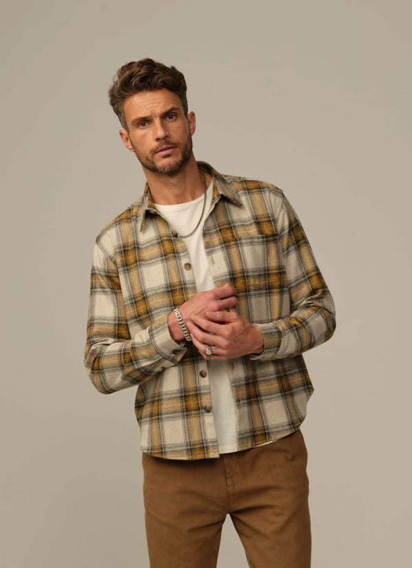 Road To Nowhere  Men's Accord Japanese Cotton Flannel Shirt