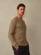 Road to Nowhere Crosby Organic Cotton Waffle Henley - Fatigue