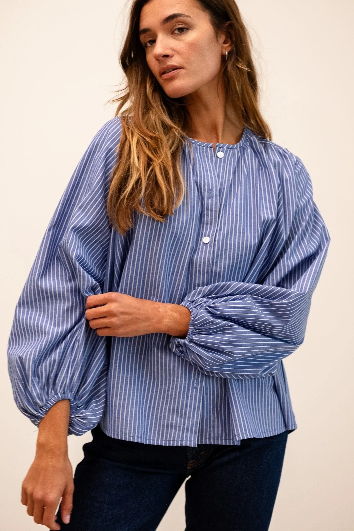 Mille Cecily Top - Harbor Stripe
