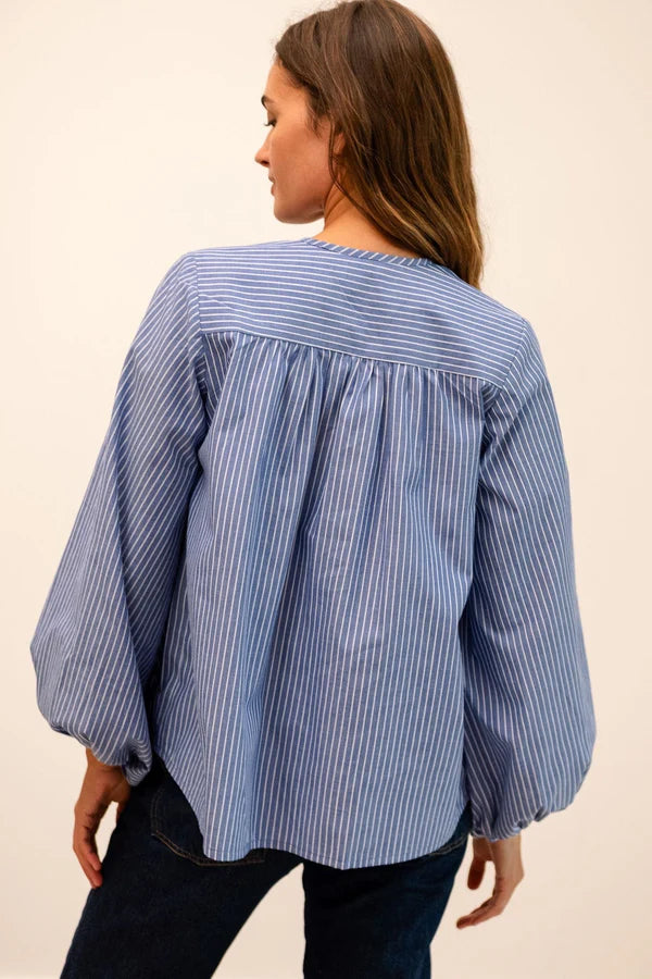 Mille Cecily Top - Harbor Stripe