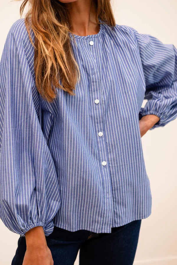 Mille Cecily Top - Harbor Stripe