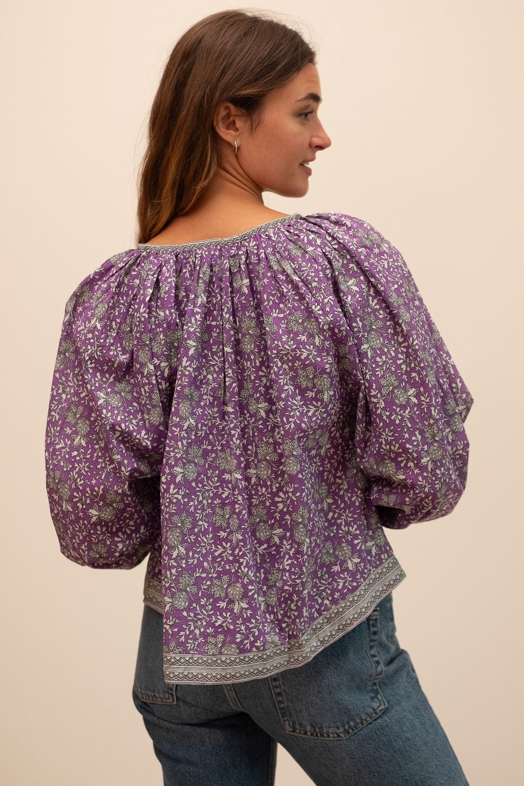 Mille Elodie Top in Provence Floral