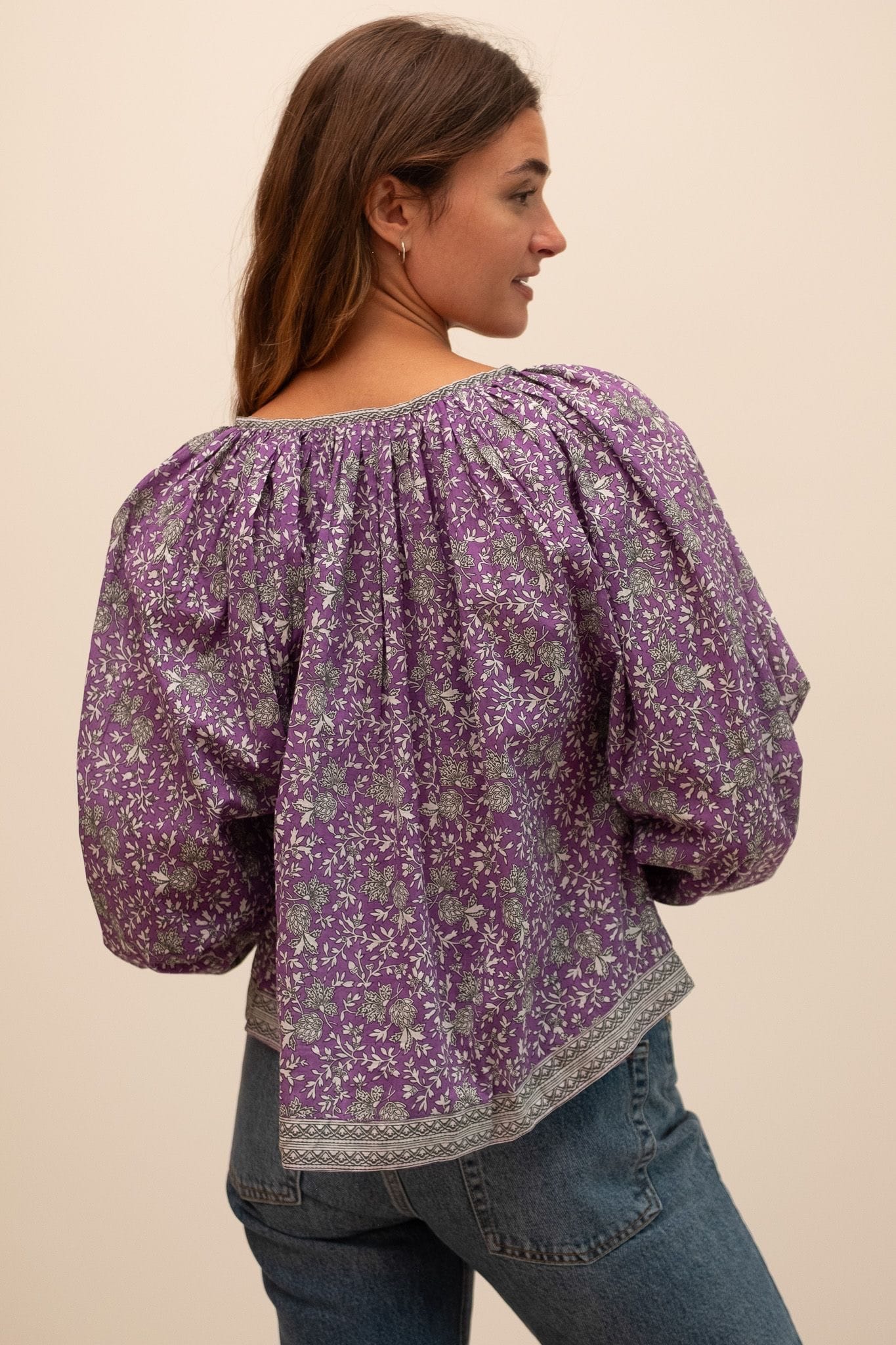 Mille Elodie Top in Provence Floral