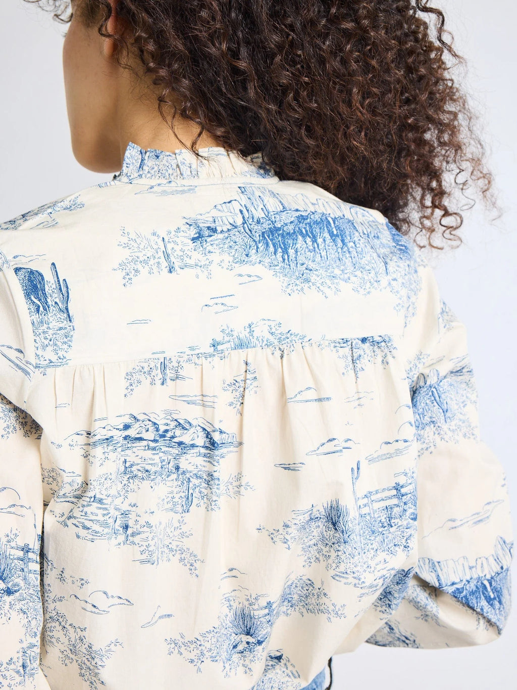 Mille Francesca Top in Western Toile