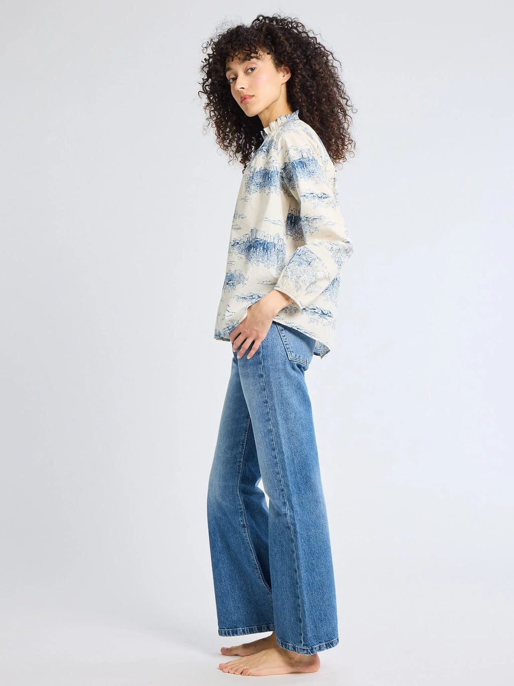 Mille Francesca Top in Western Toile