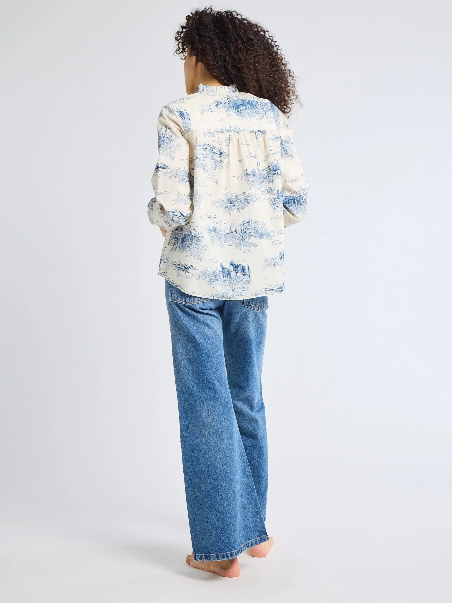 Mille Francesca Top in Western Toile