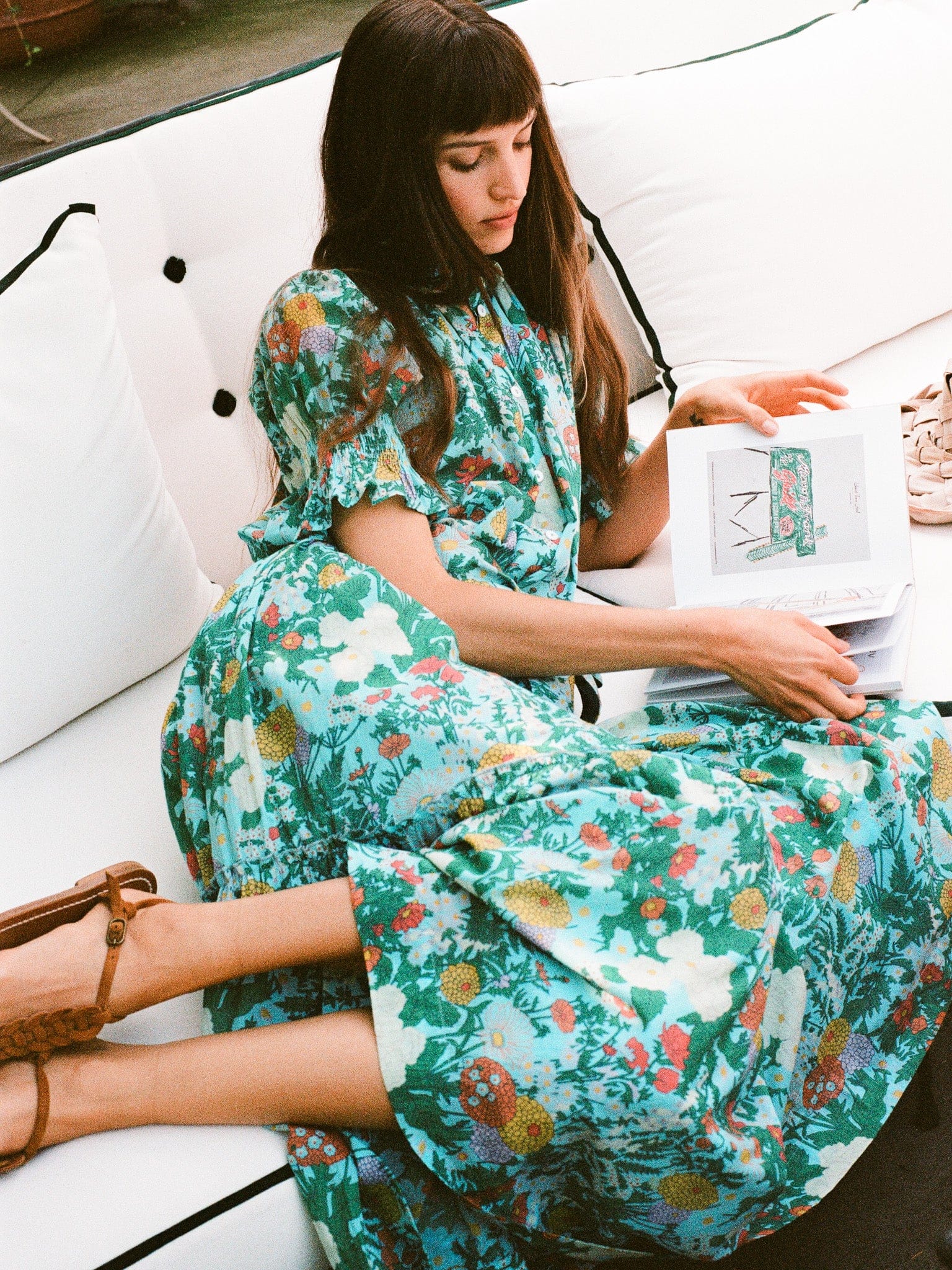 Mille Françoise Skirt - Swedish Garden