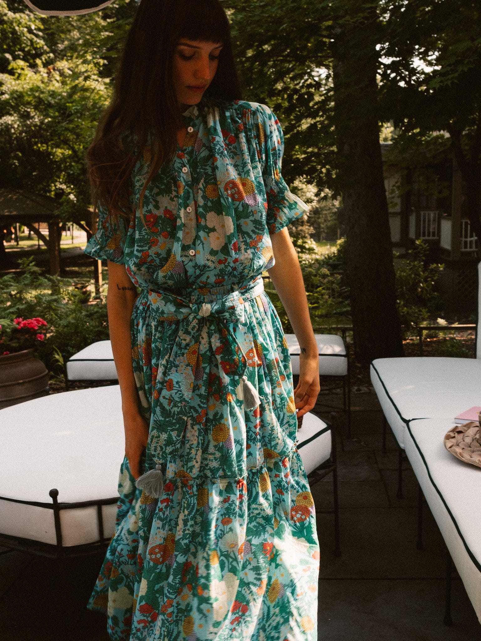 Mille Françoise Skirt - Swedish Garden