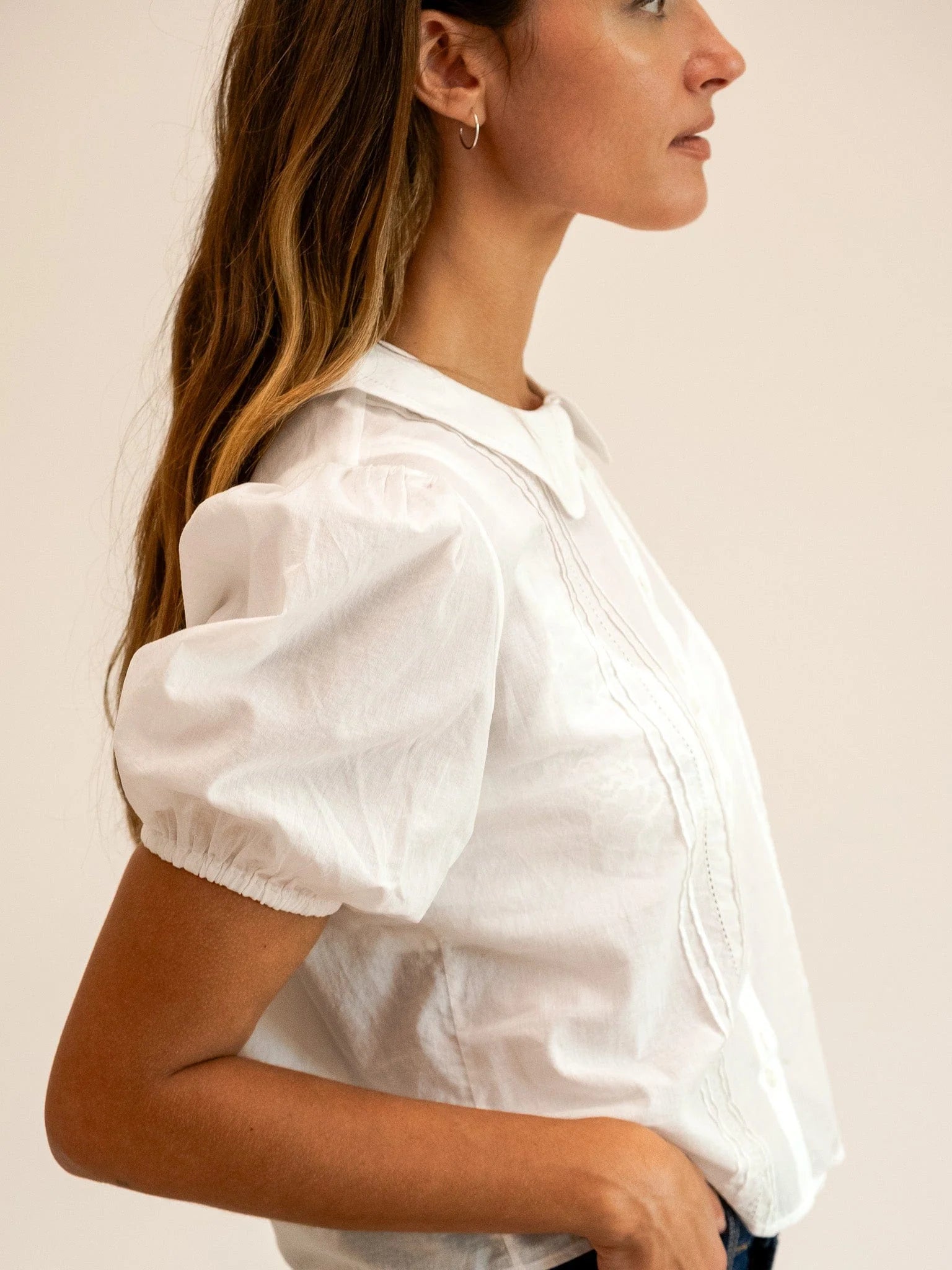 Mille Harriet Top in White