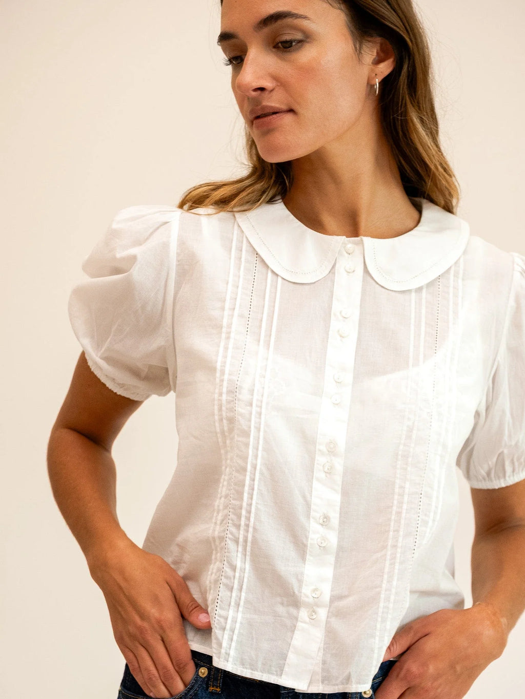 Mille Harriet Top in White