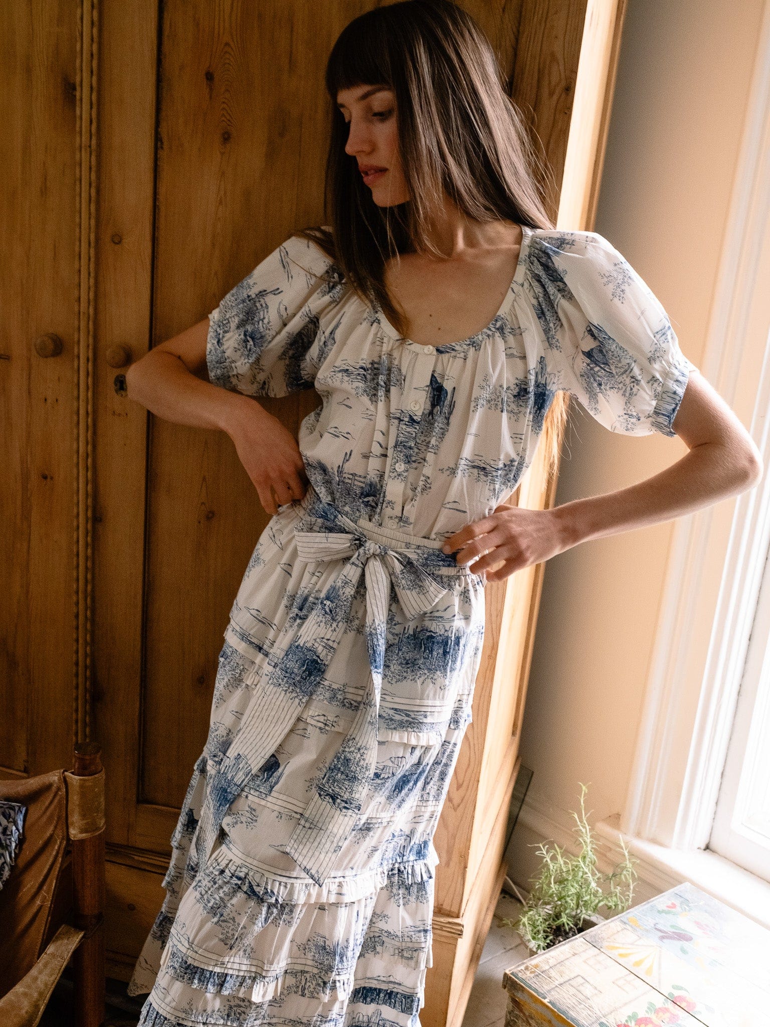 Mille Kasia Skirt in Western Toile