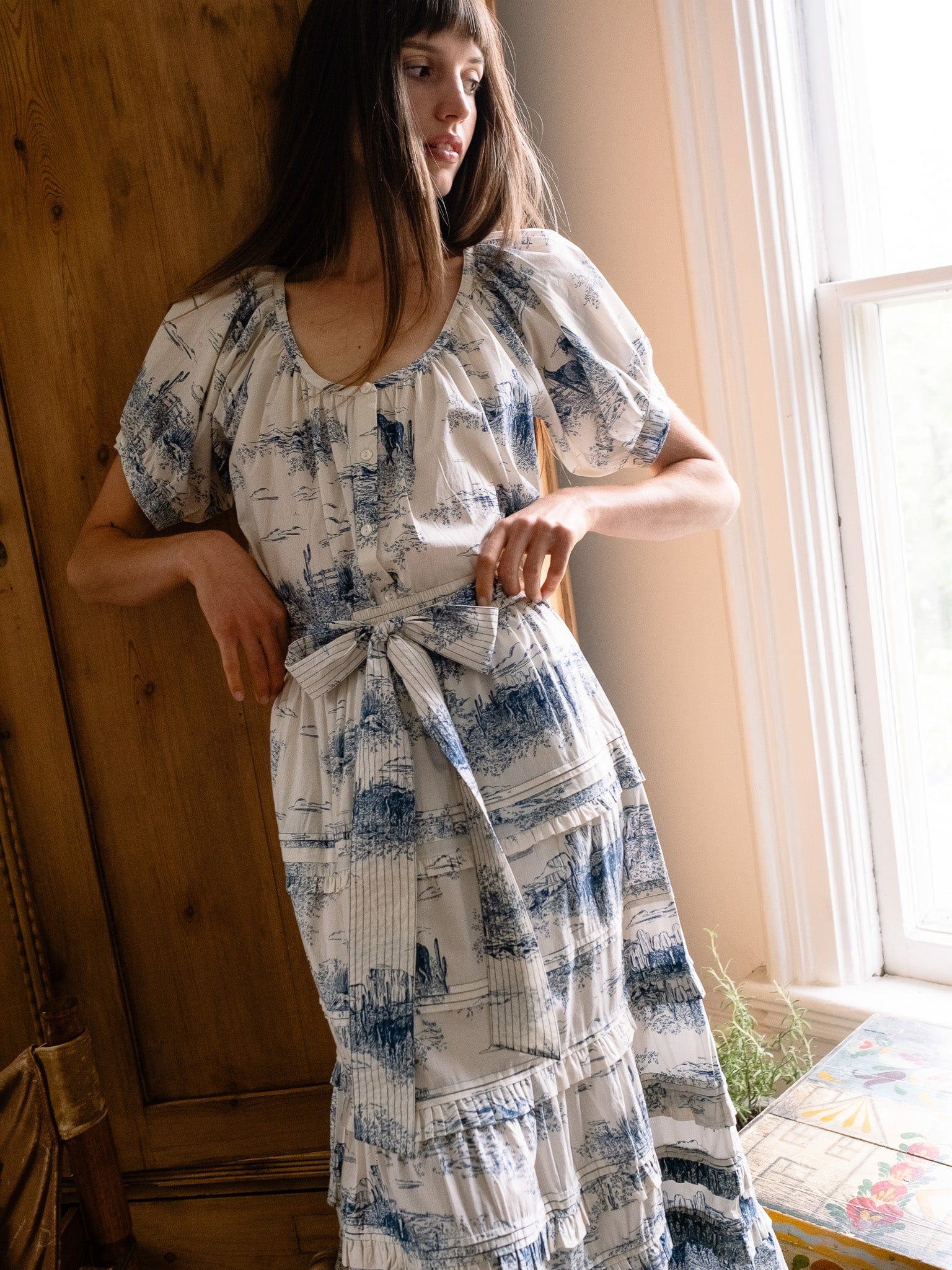 Mille Kasia Skirt in Western Toile