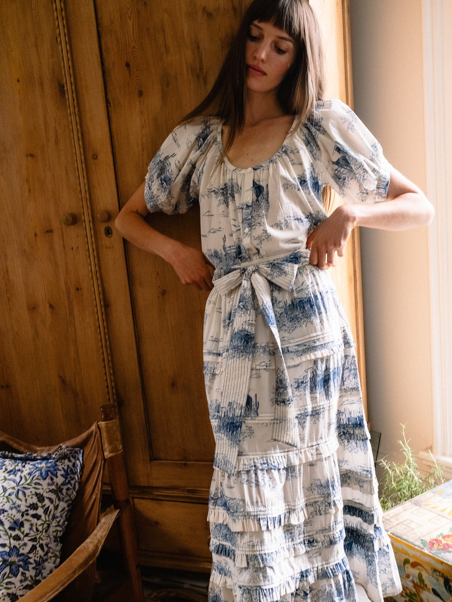 Mille Kasia Skirt in Western Toile