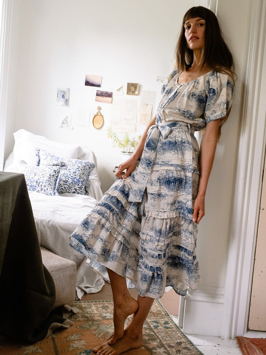 Mille Kasia Skirt in Western Toile