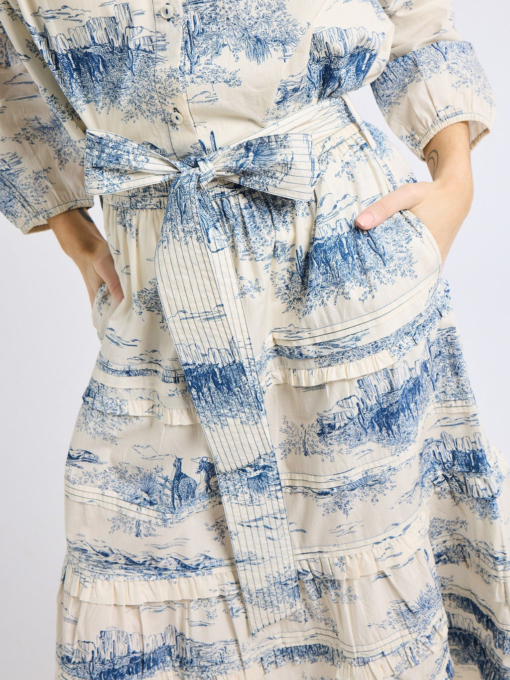 Mille Kasia Skirt in Western Toile
