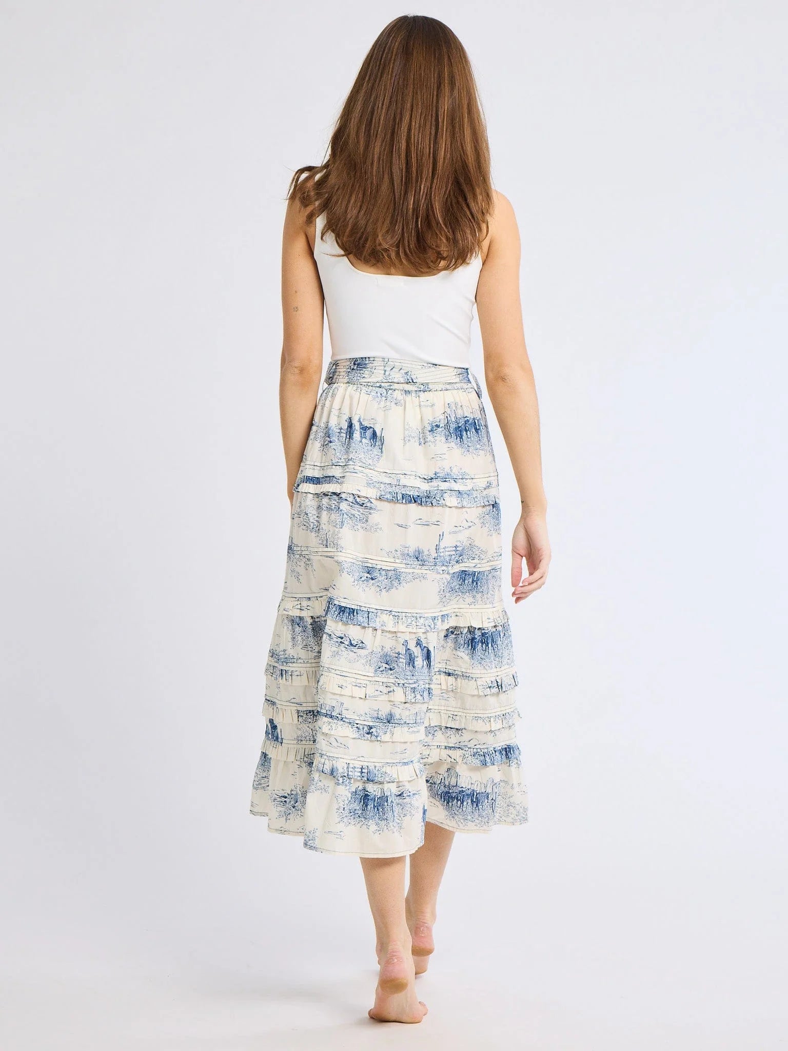 Mille Kasia Skirt in Western Toile