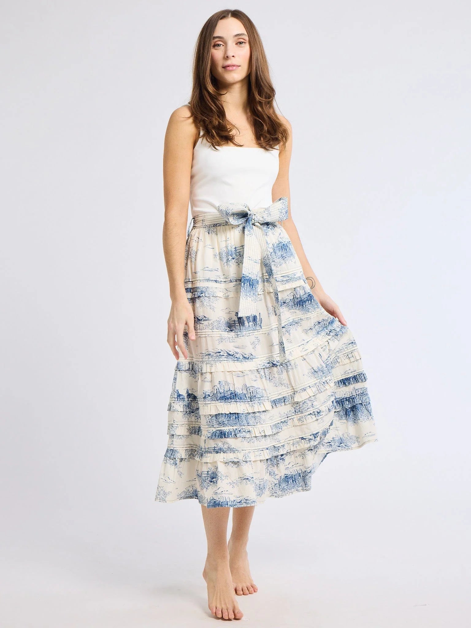Mille Kasia Skirt in Western Toile