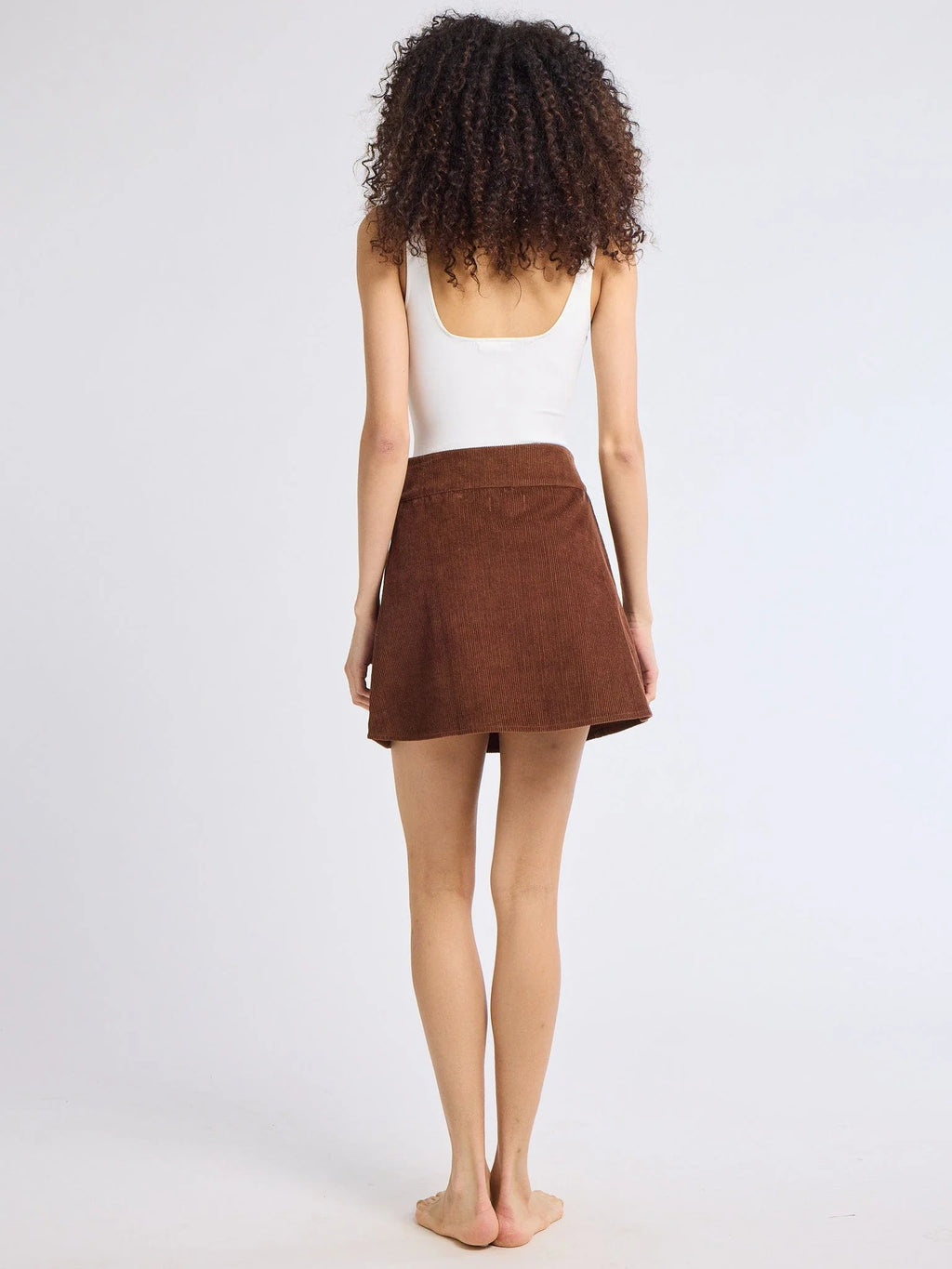 Mille Lorelei Skirt in Coffee Cord