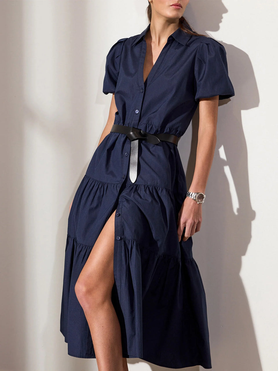 Brochu Walker The Havana Dress - Navy