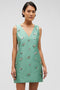 Oroton Embellished Shift Dress - Mint Leaf