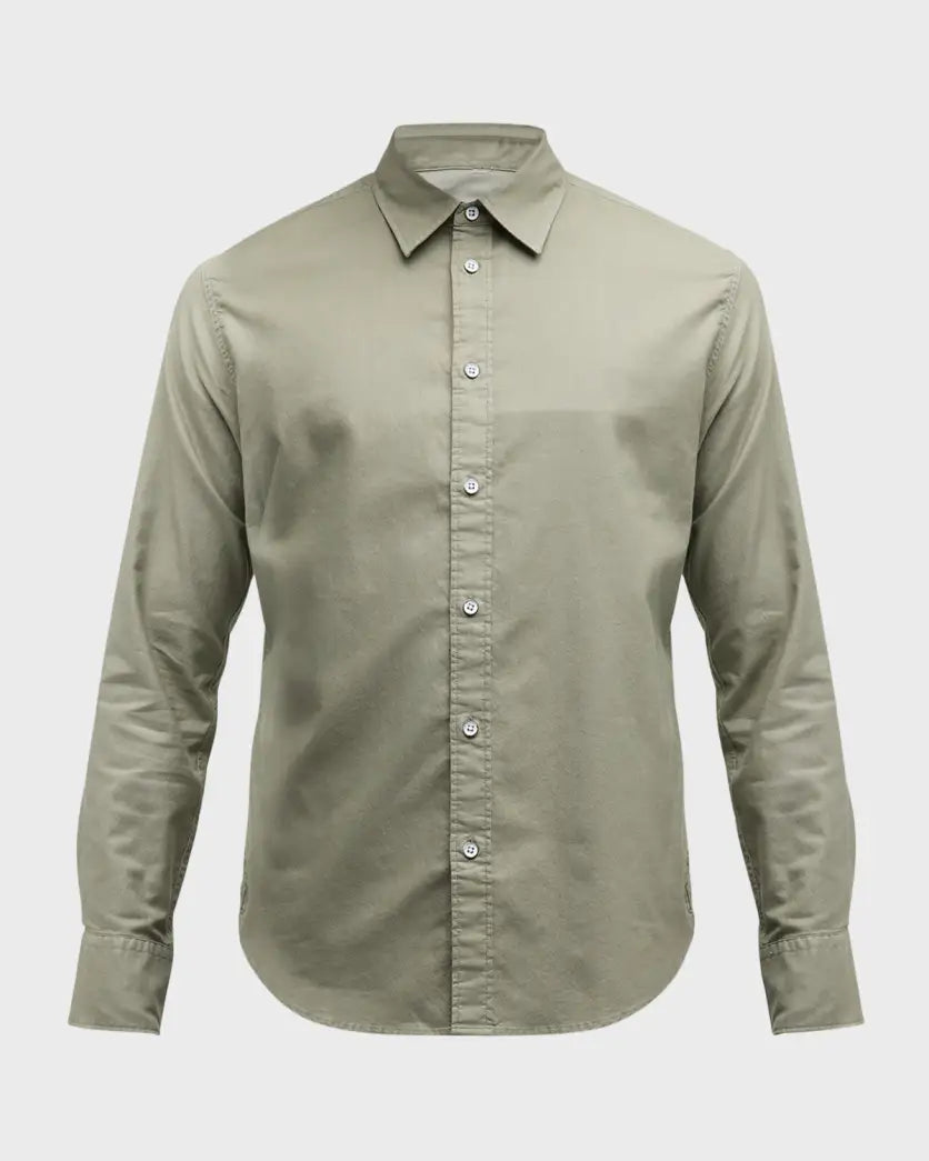 Rag & Bone Tomlin Oxford Shirt - Dark Mint