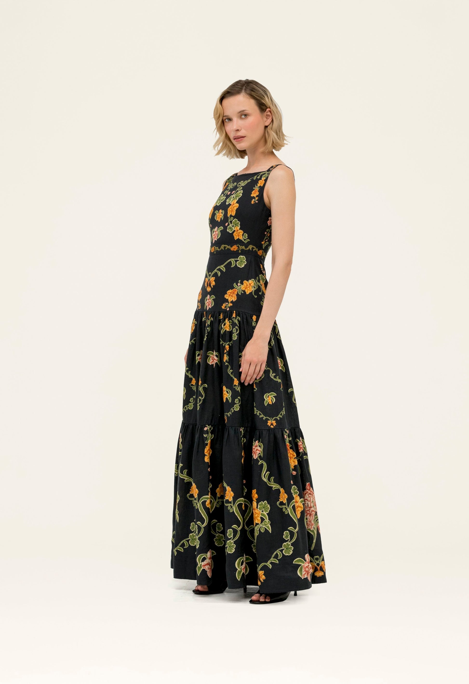 Agua by Agua Bendita Abeja Cordillera Maxi Dress