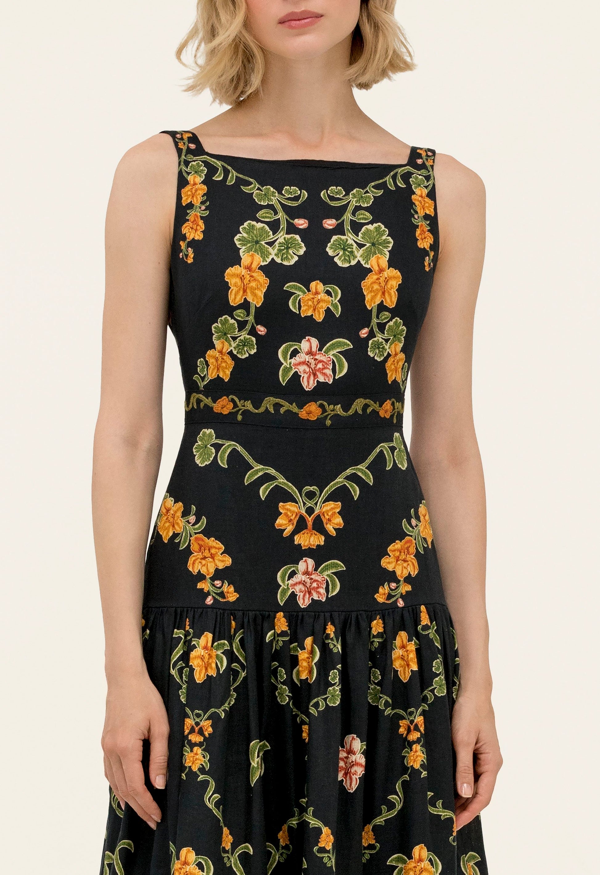 Abeja Cordillera Maxi Dress S Abeja Cordillera Maxi Dress S