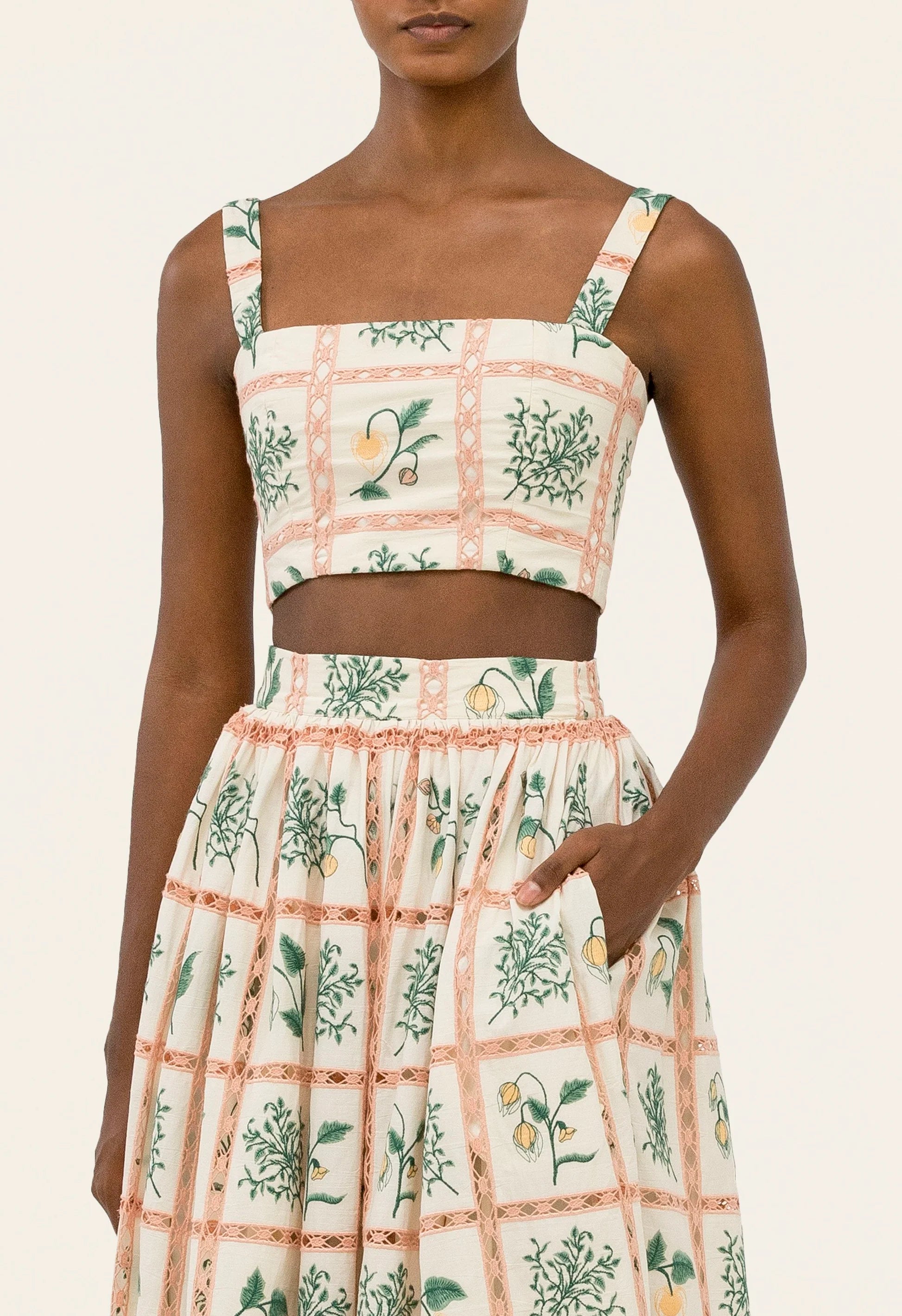 Agua by Agua Bendita Cacoa Uchuva Cropped Top