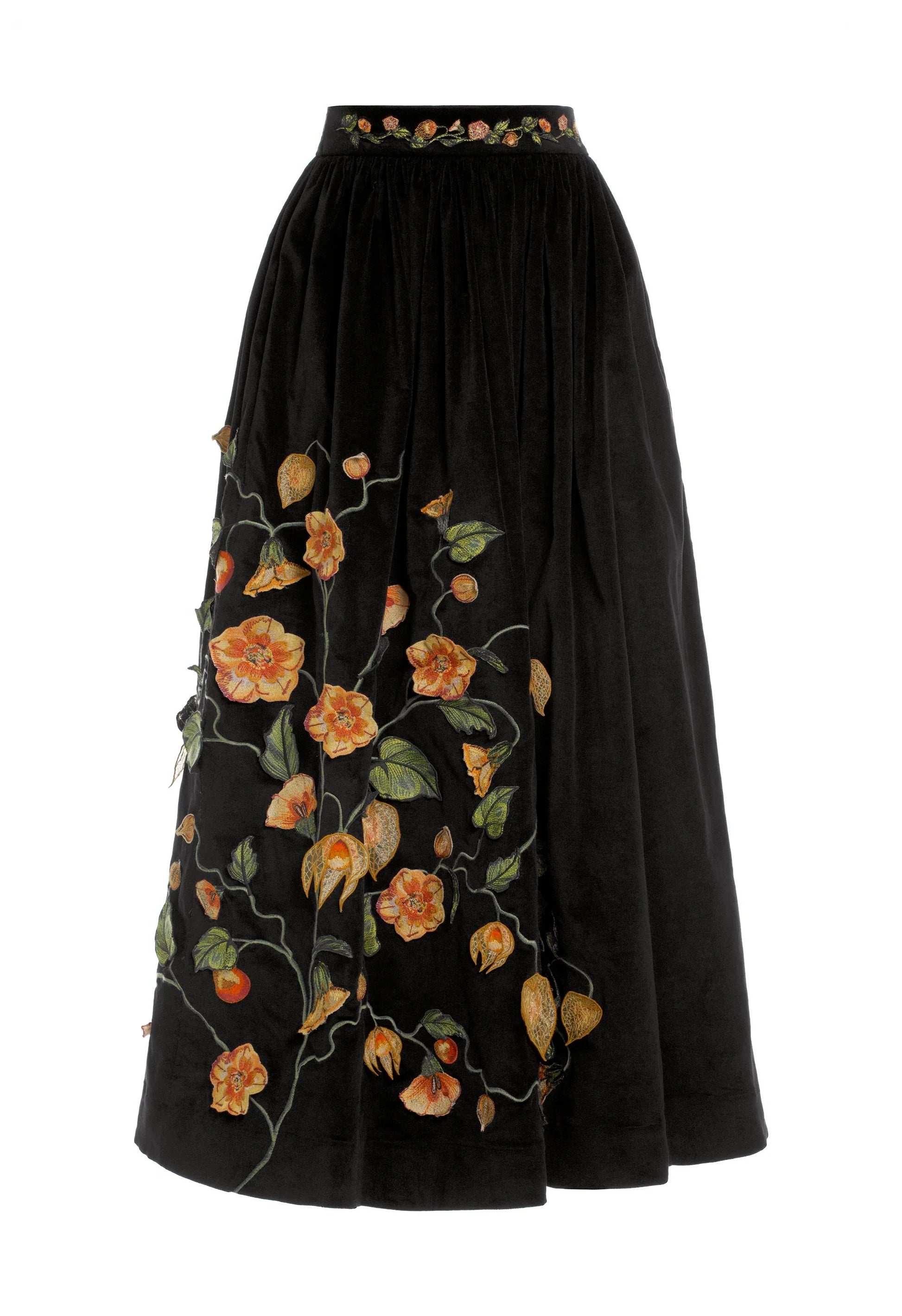 Agua by Agua Bendita Tangelo Uchuva Maxi Skirt