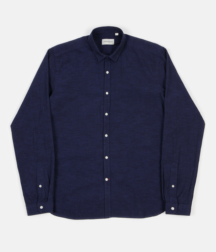 Oliver Spencer Clerkenwell Tab Shirt - Navy