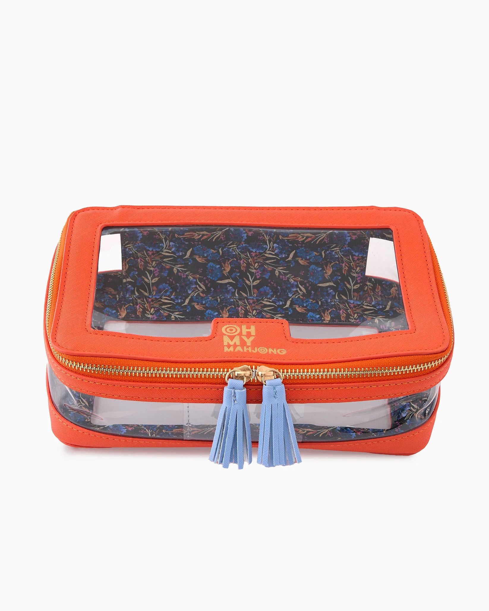Oh My Mahjong Orange Tile Storage Bag