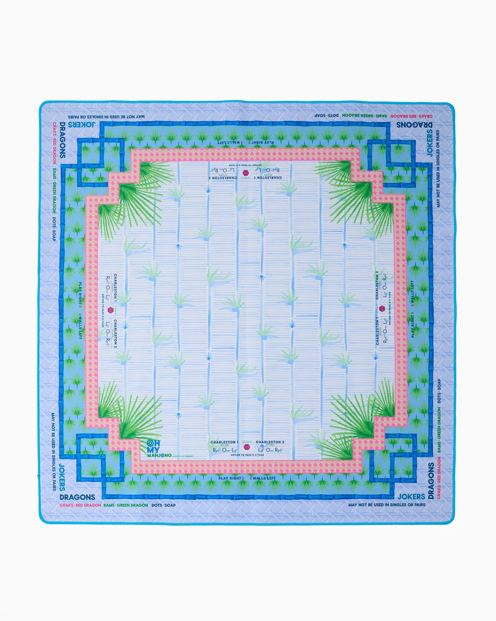 Oh My Mahjong Palm Paradise Mat