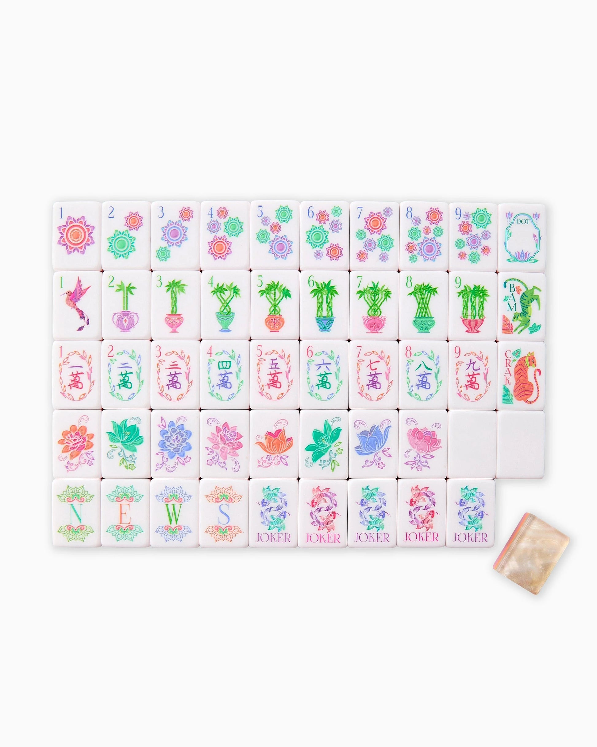 Oh My Mahjong Pearlescent Mahjong Tiles