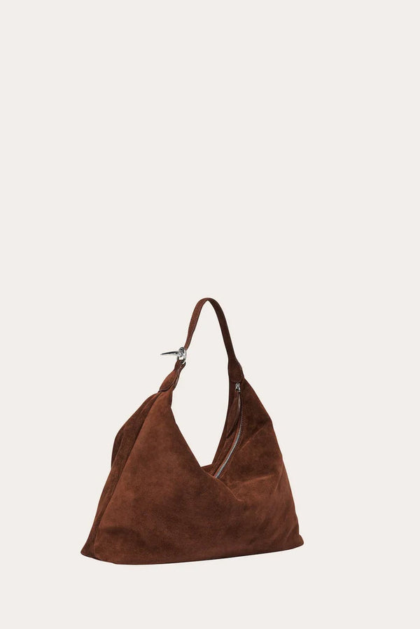 Little Liffner Pillow Hobo - Dark Brown Suede