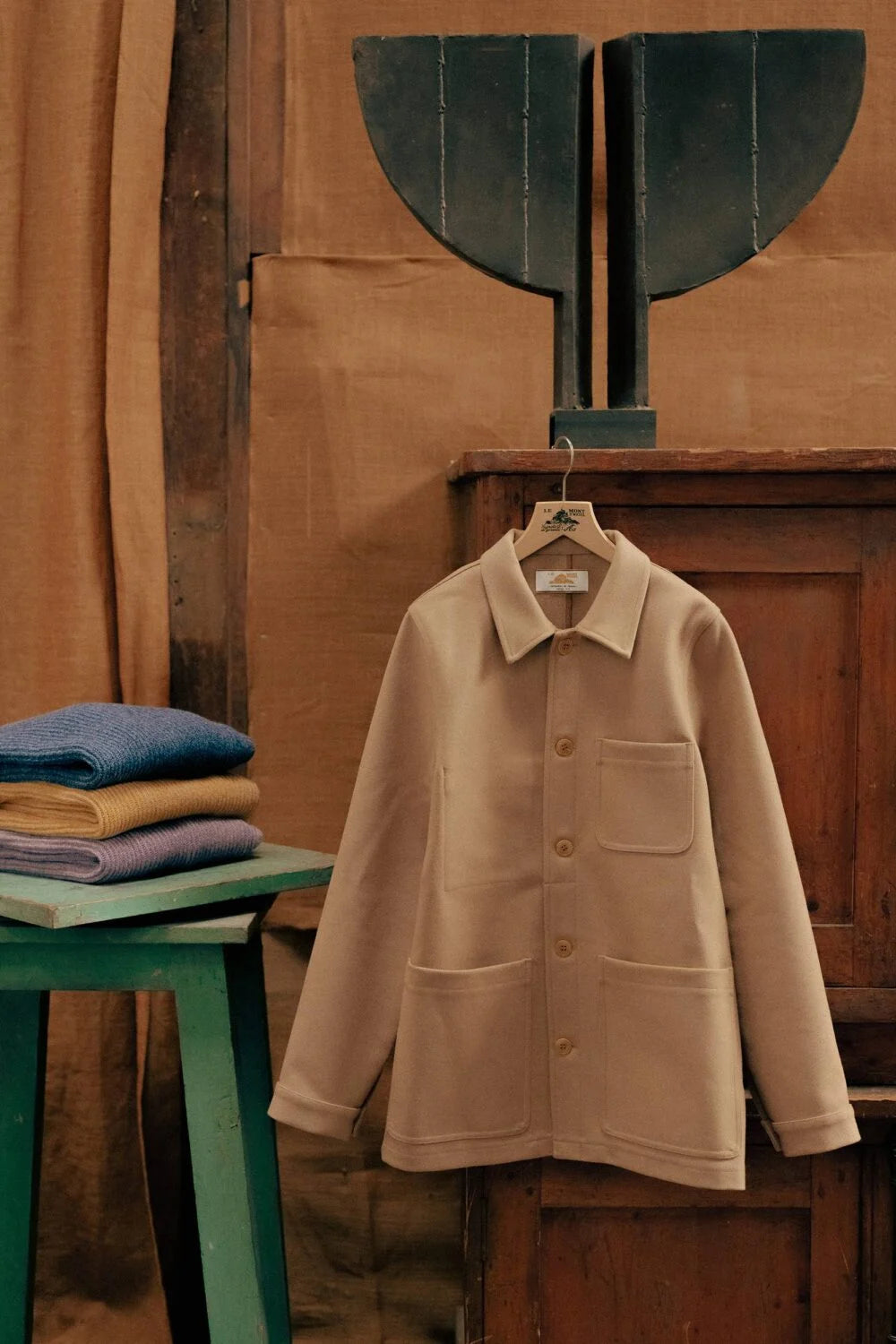 Le Mont St Michel Victorienne – Wool Jacket - Camel – Quattro Tizi Le Mont St Michel Victorienne – Wool Jacket - Camel – Quattro Tizi