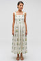 Oroton Greenhouse Floral Sundress in Mist