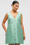 Oroton Embellished Shift Dress - Mint Leaf