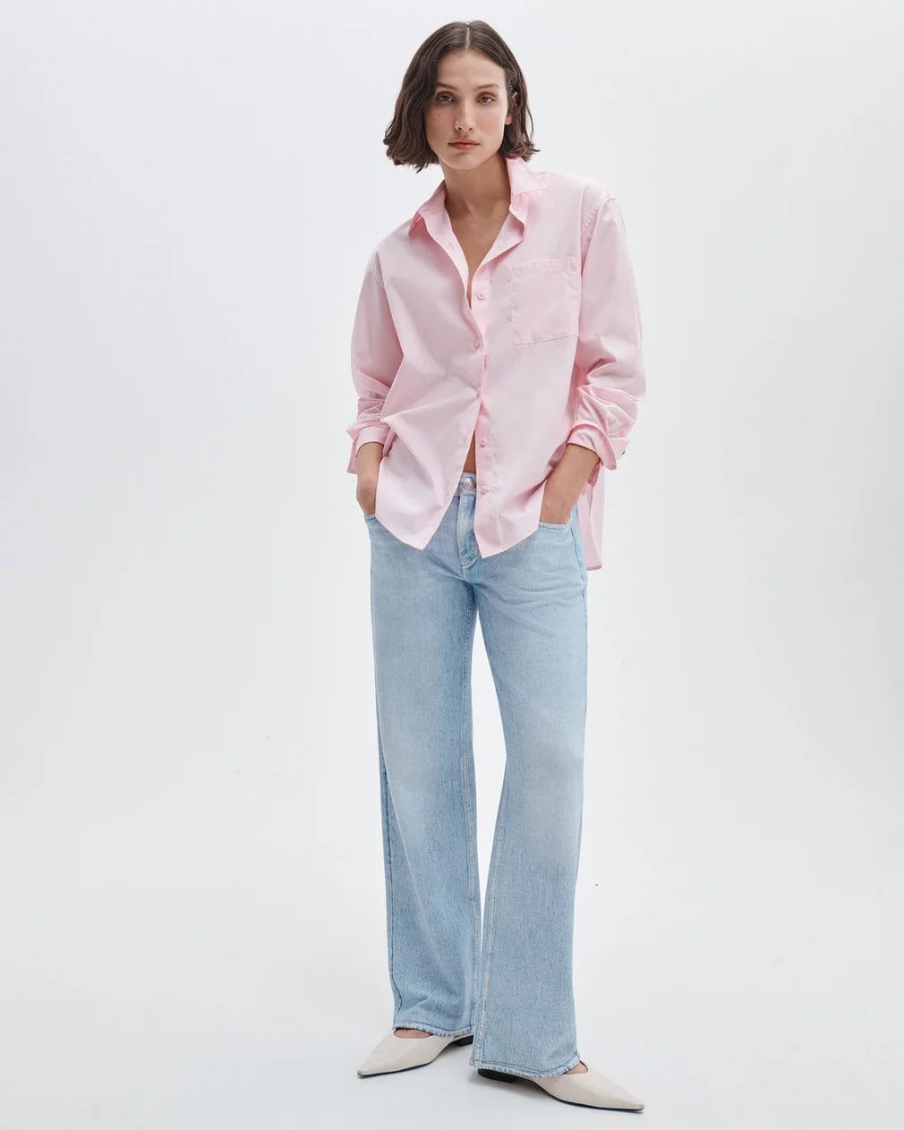Rag & Bone Miramar Saige Relaxed Straight Pants - Aria