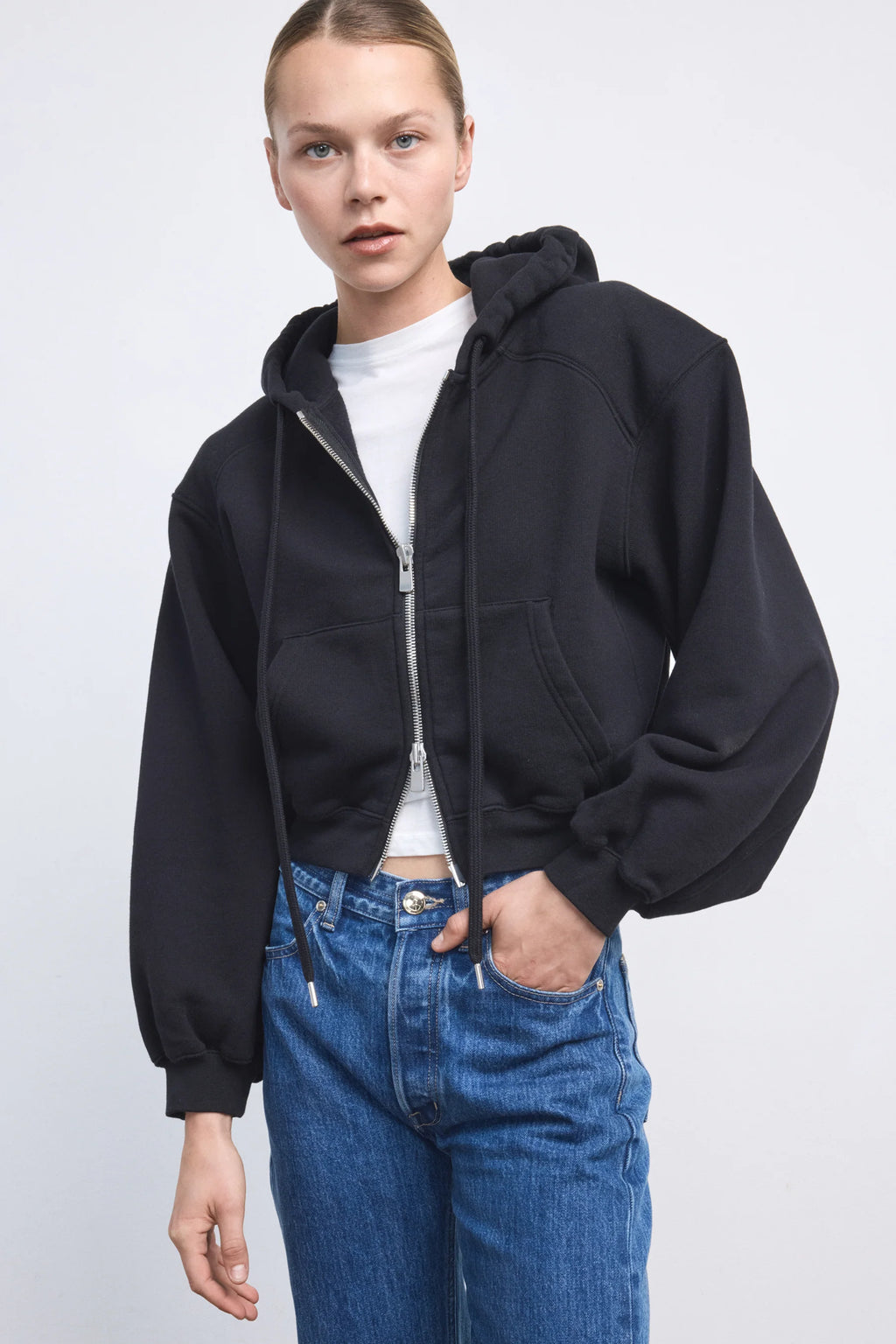Ruadh The Augustine Hoodie in Black