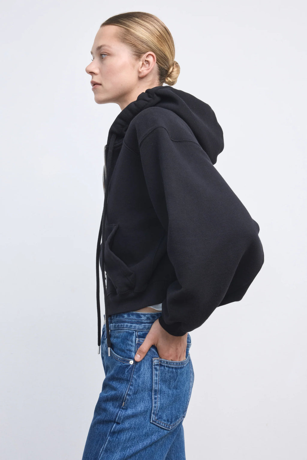 Ruadh The Augustine Hoodie in Black