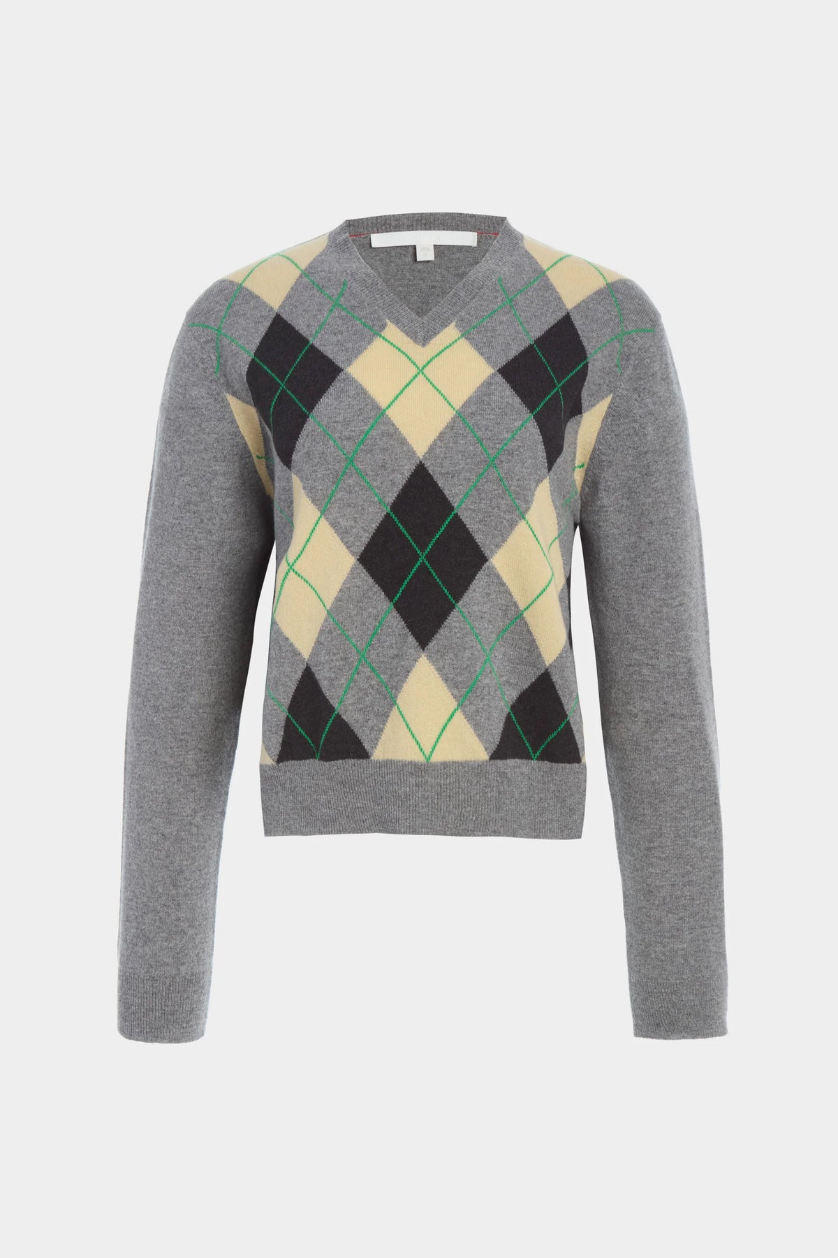 Ruadh The Academy Argyle in Grey Yellow