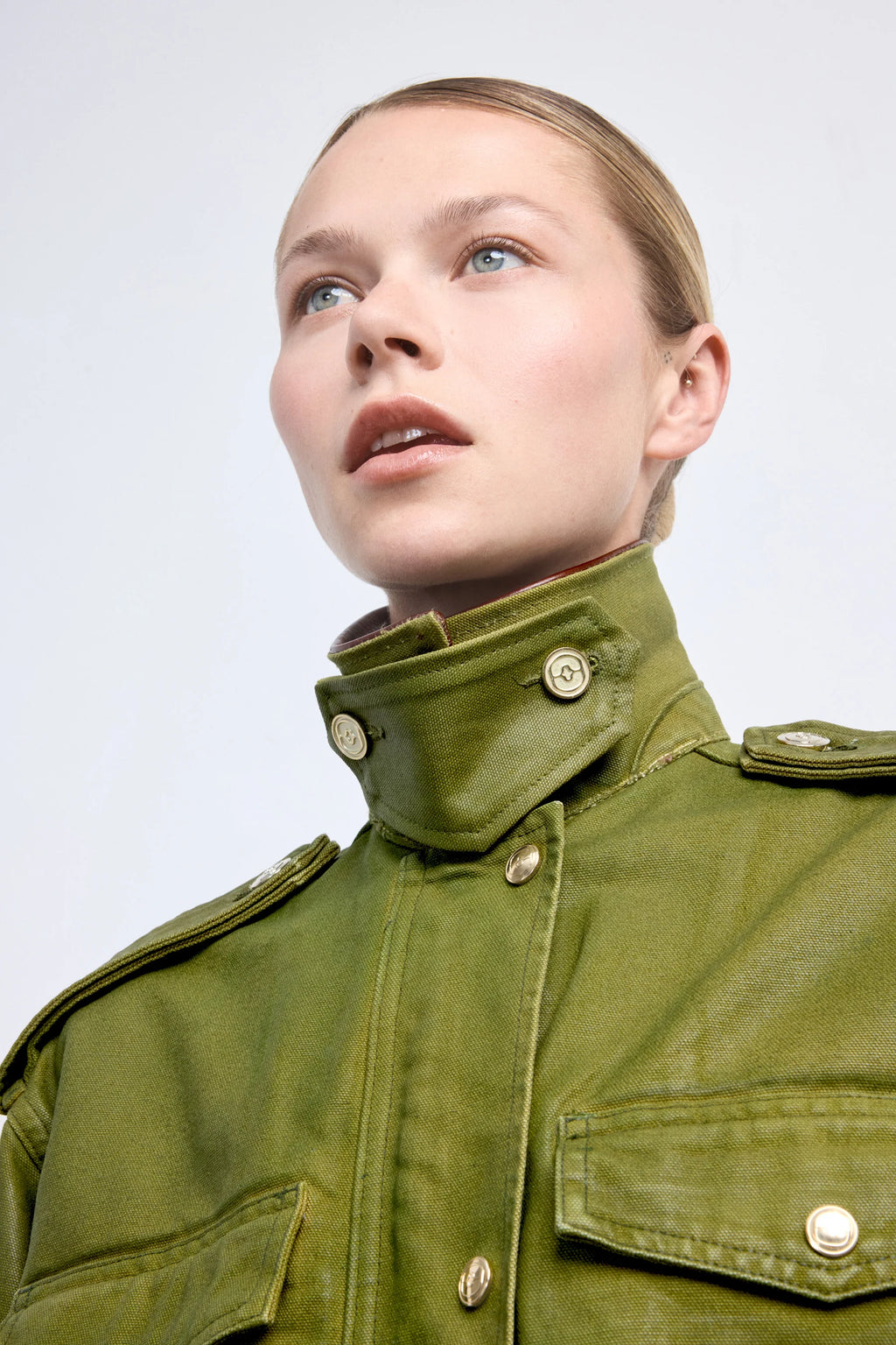Ruadh Etienne Jacket in Army Green