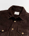 Billy Reid Savoy Suede Workshirt - chocolate