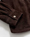 Billy Reid Savoy Suede Workshirt - chocolate